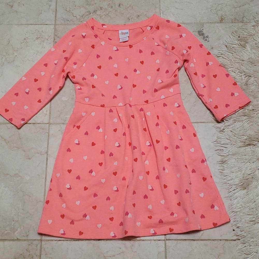 Pink hart dress